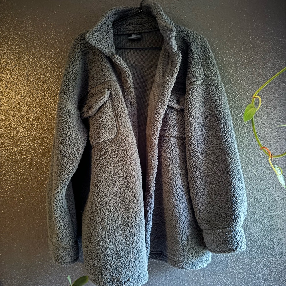 Green Teddy Jacket